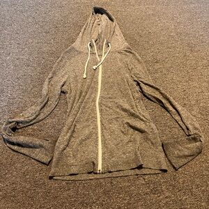 Gray Zip-Up Hoodie